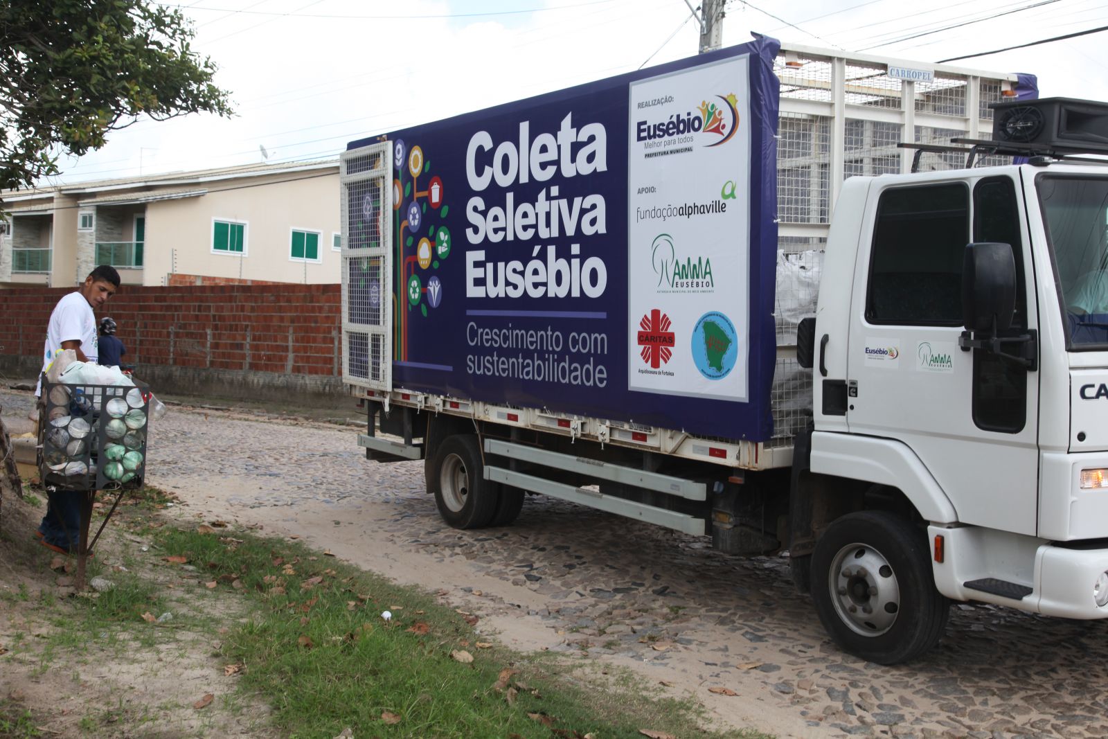 Coleta Seletiva do Eusébio tem aumento de 340% no total de resíduos coletados